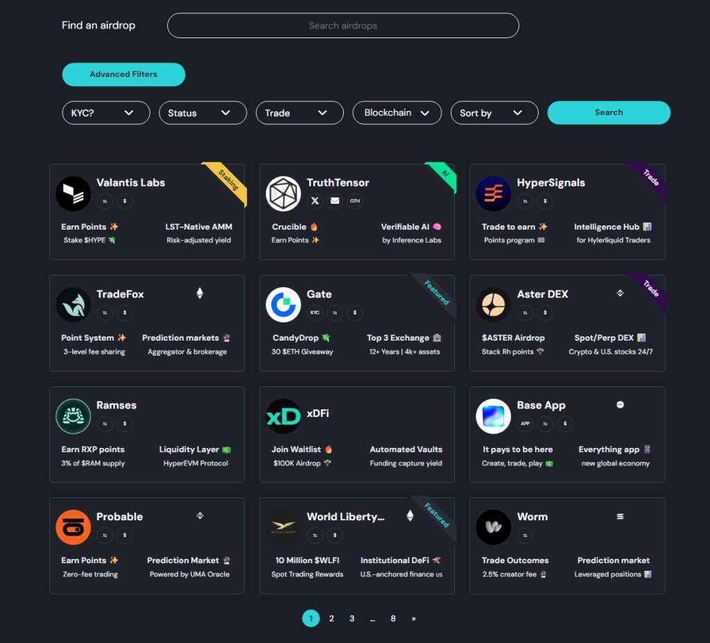 DEX airdrops and CEX Bonuses